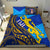 Fiji Bedding Set - Flag's Color With Gold Polynesian Pattern - LT20 - Polynesian Pride