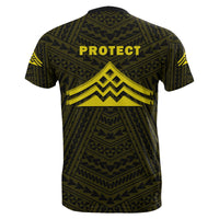 Hawaii Mauna Kea Polynesian T Shirt Yellow - Polynesian Pride