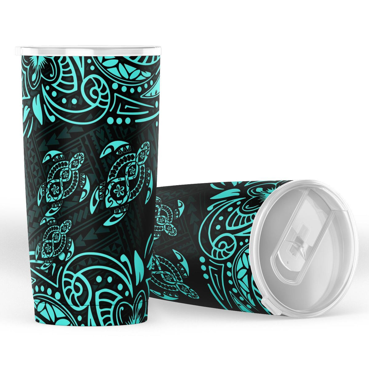 Polynesian Tumbler - Blue Sea Turtle - Polynesian Pride