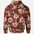 Polynesian Hoodie Tribal Vintage Hibiscus Flowers - Polynesian Pride