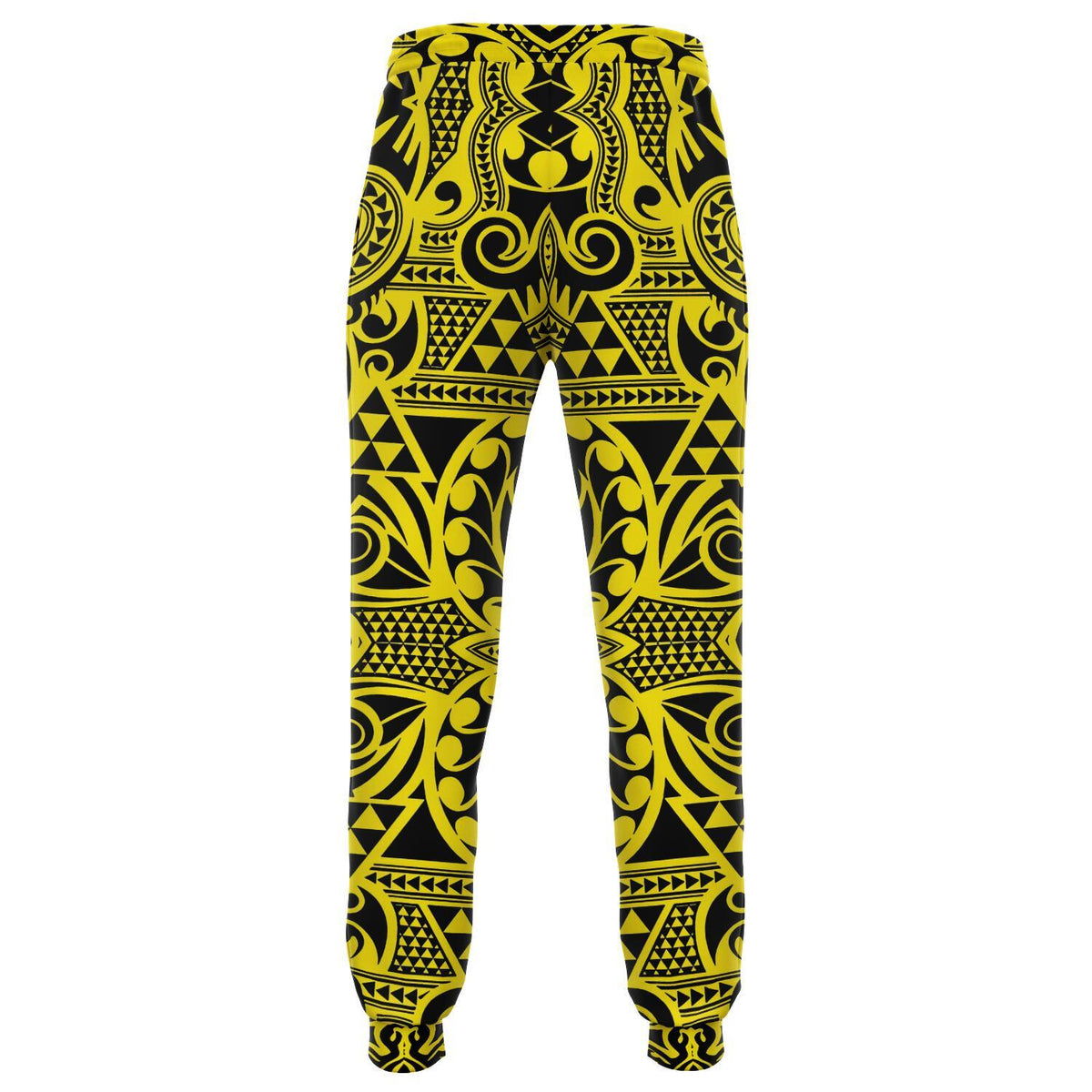 Polynesian Kakau Turtle Yellow Joggers - Polynesian Pride