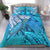 Hawaiian Islands Bedding Set Turtle Mix Hawaii Polynesian Blue LT13 3 Pieces Bedding Set Blue - Polynesian Pride