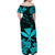 Hawaii Matching Polynesia Kanaka Maoli Turquoise Hawaiian Dress and Hawaiian Shirt LT13 - Polynesian Pride