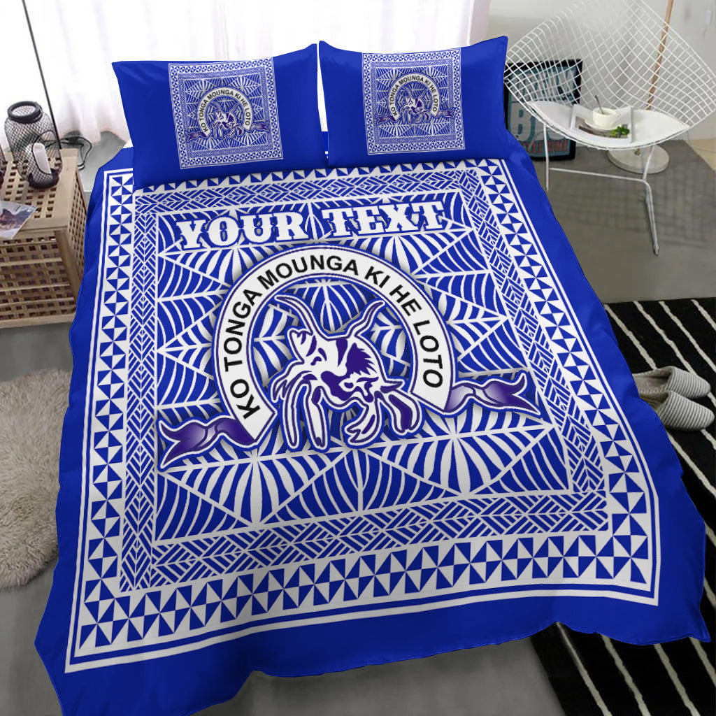 (Custom Personalised) Tupou College Bedding Set Tonga Pattern LT4 - Polynesian Pride