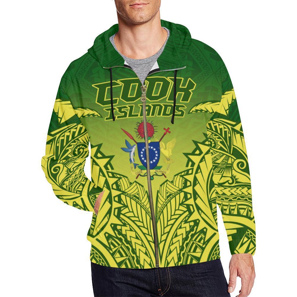 (Kuki Arirani) Cook Islands Premium Zipper Hoodie - Polynesian Pride