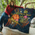 New Caledonia Polynesian Personalised Premium Quilt - Legend of New Caledonia (Blue) - Polynesian Pride