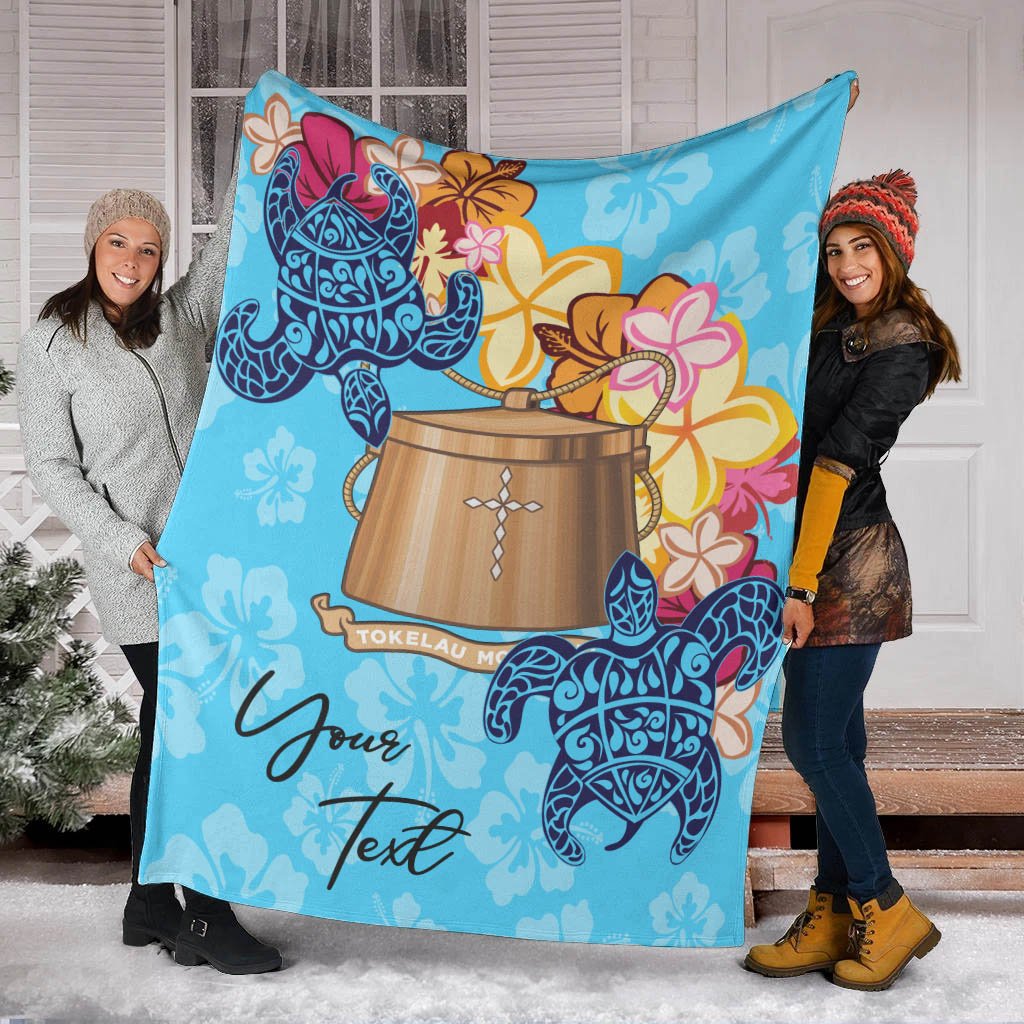 Tokelau Custom Personalised Premium Blanket - Tropical Style - Polynesian Pride