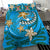 Fiji Bedding Set - Spring Style Blue Color - Polynesian Pride