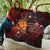 Niue Polynesian Premium Quilt - Legend of Niue (Red) - Polynesian Pride