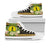 New Caledonia High Top Shoes - Polynesian Gold Patterns Collection Unisex White - Polynesian Pride