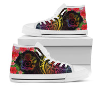 Cook Islands High Top Shoes - Tropical Hippie Style - Polynesian Pride