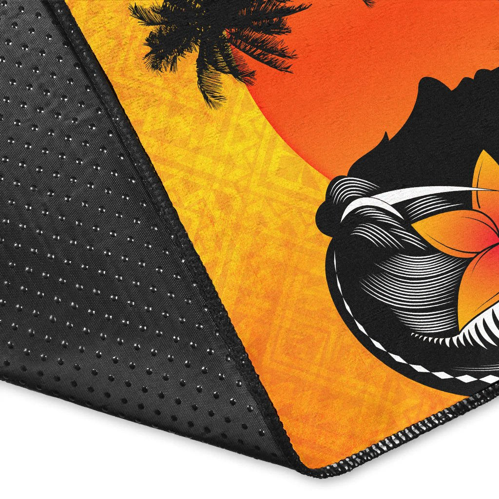 American Samoa Area Rug - Taema II Leone - Polynesian Pride