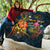 Niue Polynesian Personalised Premium Quilt - Legend of Niue (Blue) - Polynesian Pride