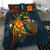 Fiji Polynesian Bedding Set - Legend of Fiji (Blue) - Polynesian Pride