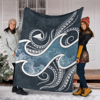 Tokelau Polynesian Premium Blanket - Ocean Style - Polynesian Pride