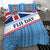 Fiji Day Bedding Set - Tapa Pattern With Flag - LT12 - Polynesian Pride