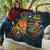 Vanuatu Polynesian Premium Quilt - Legend of Vanuatu (Blue) - Polynesian Pride