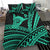 Hawaii Shaka Polynesian Tribal Turquoise Bedding Set - LT12 - Polynesian Pride