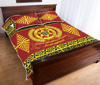 (Custom Personalised) Tonga High School Quilt Bed Set - Tongan Pattern LT13 - Polynesian Pride