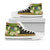 Solomon Islands High Top Shoes - Polynesian Gold Patterns Collection Unisex White - Polynesian Pride