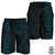 Hawaii Warrior Men's Shorts Blue Coral Blue Coral - Polynesian Pride