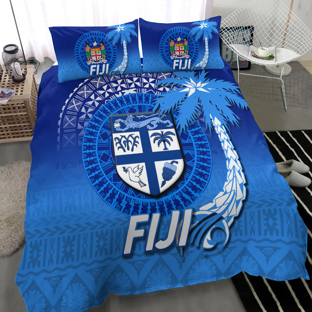 Fiji Tapa Tribal Coconut Tree Bedding Set - LT12 - Polynesian Pride