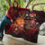 Wallis and Futuna Polynesian Premium Quilt - Legend of Wallis and Futuna (Red) - Polynesian Pride