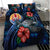 Tahiti Polynesian Bedding Set - Blue Turtle Hibiscus - Polynesian Pride