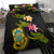 Tuvalu Polynesian Bedding Set - Plumeria Tribal - Polynesian Pride