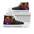 Guam High Top - Butterfly Polynesian Style Unisex White - Polynesian Pride