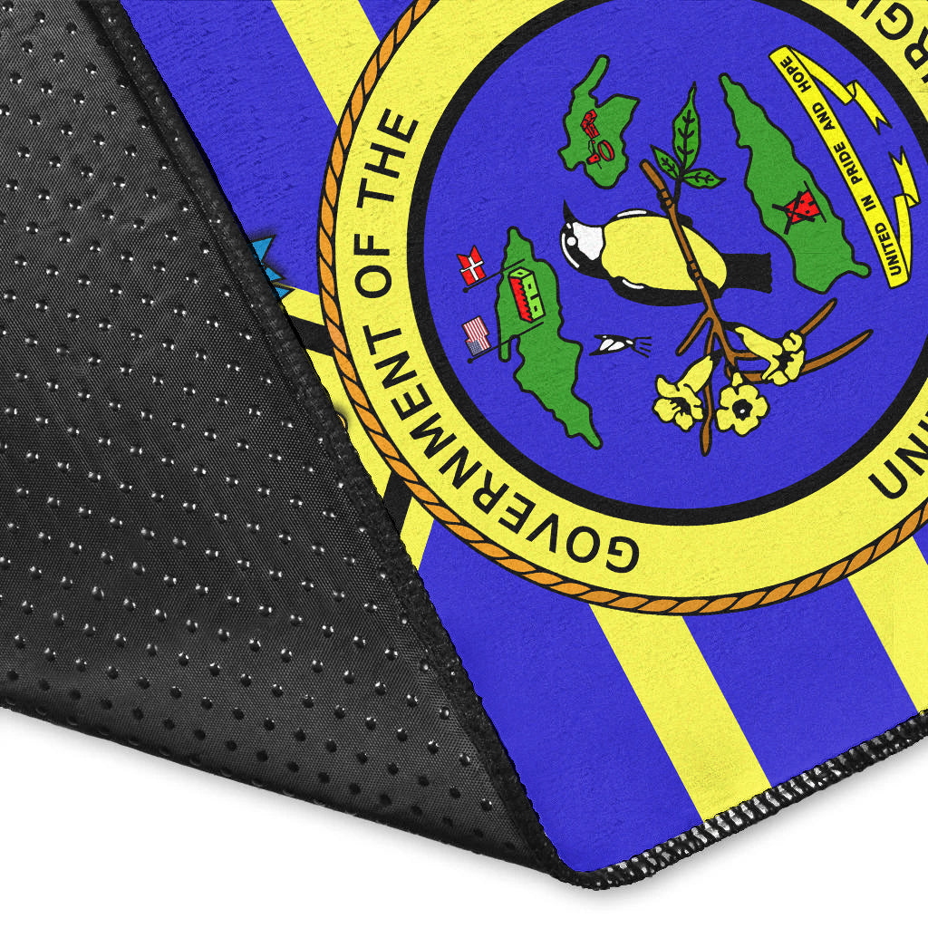 US Virgin Islands Area Rug Egales with Seal LT4 - Polynesian Pride