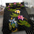 Solomon Islands Polynesian Bedding Set - Plumeria Tribal - Polynesian Pride