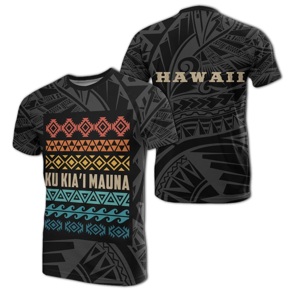 Hawaii We Are Mauna Kea Protect Ku Kiai Mauna T Shirt Unisex White - Polynesian Pride