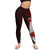 Pohnpei Micronesia Custom Personalised Legging - Coat Of Arm With Hibiscus - Polynesian Pride