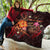 Niue Polynesian Personalised Premium Quilt - Legend of Niue (Red) - Polynesian Pride