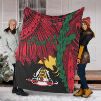 Papua New Guinea East Sepik Province Polynesian Blanket - Tribal Wave Tattoo - Polynesian Pride