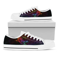 Marshall Islands Low Top Shoes - Butterfly Polynesian Style - Polynesian Pride