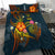 Niue Polynesian Bedding Set - Legend of Niue (Blue) - Polynesian Pride