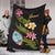 Guam Polynesian Blanket - Plumeria Tribal - Polynesian Pride