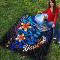 American Samoa Custom Personalised Premium Quilt - Vintage Tribal Mountain - Polynesian Pride