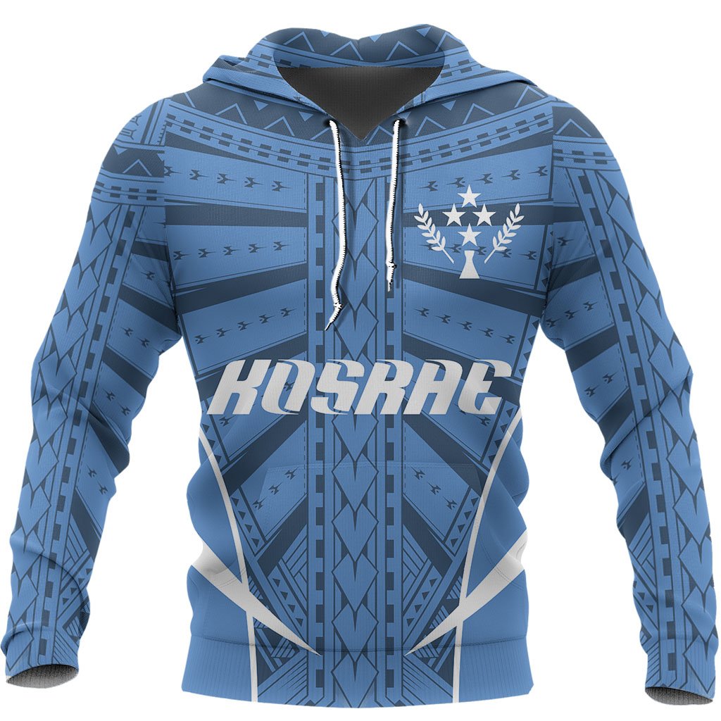 Kosrae Active Special Hoodie Kosrae Flag Polynesian Tattoo Unisex Flag Color - Polynesian Pride