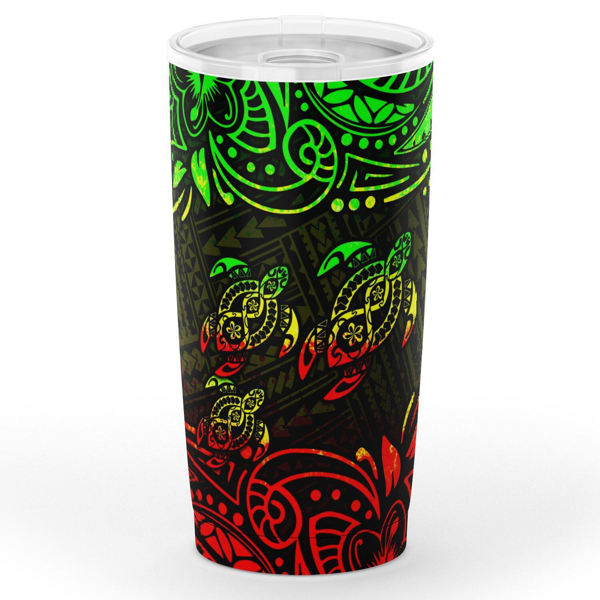 Polynesian Tumbler - Reggae Sea Turtle One Style Black - Polynesian Pride