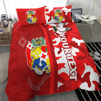 (Custom Personalised) Tonga Unique Bedding Set Camouflage with Tongan Pattern LT13 - Polynesian Pride