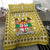 Fiji Bedding Set Pattern - Fijian Tapa Pattern Yellow LT13 - Polynesian Pride