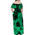 Hawaii Matching Dress and Hawaiian Shirt Polynesia Green Beautiful Hula Girl LT13 - Polynesian Pride