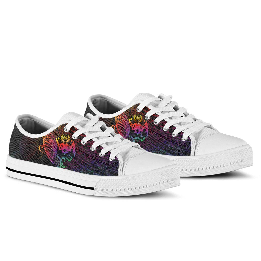 Tonga Low Top Shoes - Butterfly Polynesian Style - Polynesian Pride