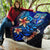 Fiji Custom Personalised Premium Quilt - Vintage Tribal Mountain - Polynesian Pride