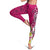 Fiji Legging - Turtle Plumeria (Pink) - Polynesian Pride