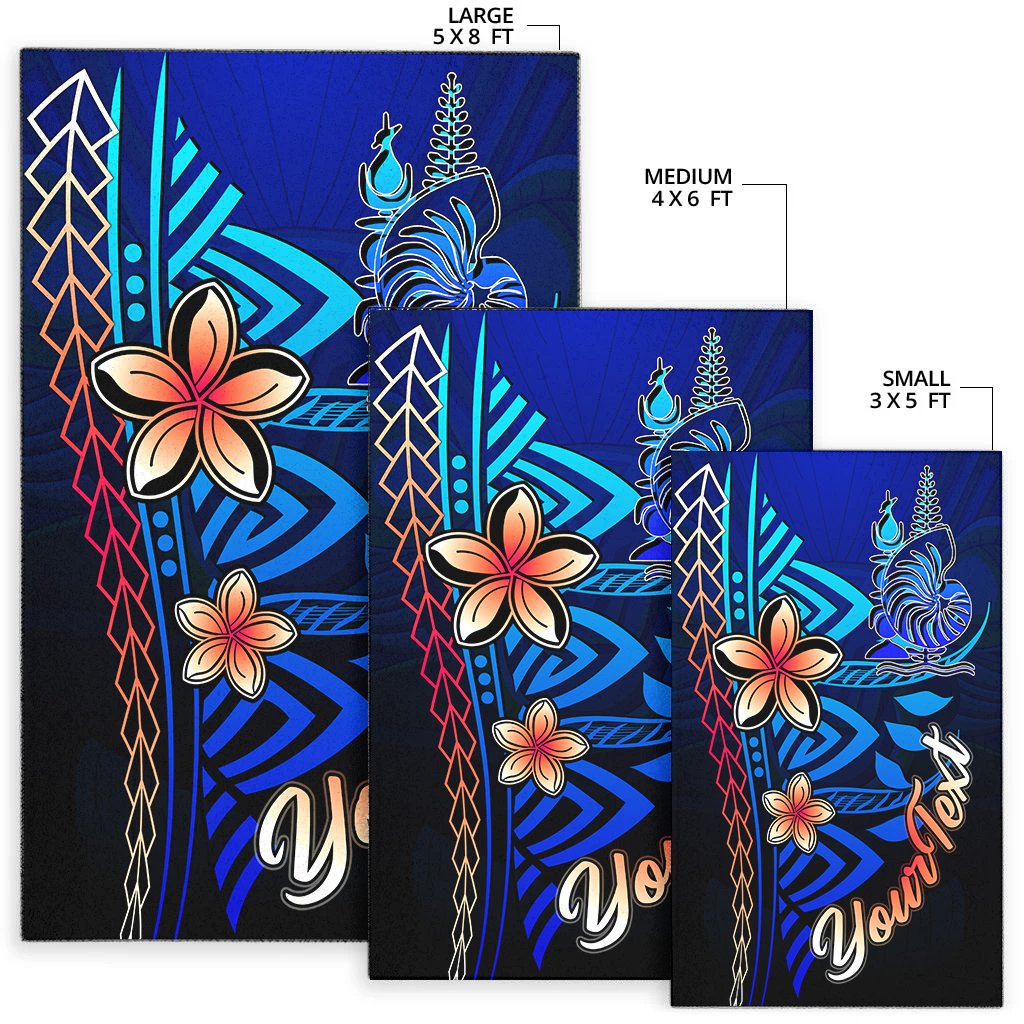 New Caledonia Custom Personalised Area Rug - Vintage Tribal Mountain - Polynesian Pride