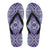 Polynesian Flip Flops Violet Men's Flip Flops Black - Polynesian Pride